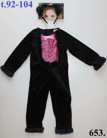 Costume chat noir / schwarze Katze t. 92 - 104