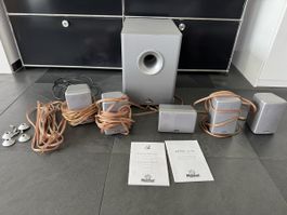 Magnat Metric 5.1A Aktiv-Subwoofer 5 Satellitenlautsprechern