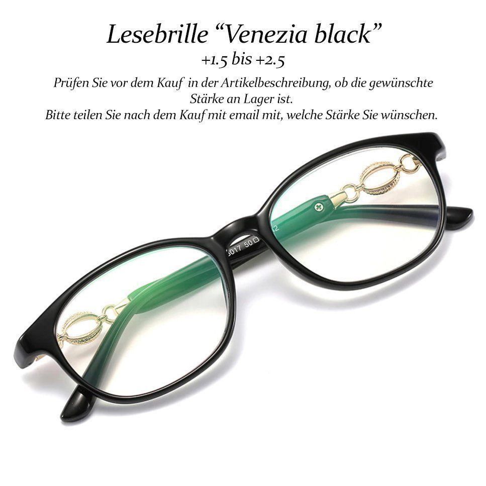 Lunettes & Verres: Lesebrille Venezia black +1.0 +2.0 +2.5 – Neuf avec emballage d'origine à Pfäffikon SZ par ANNAPURNA8091