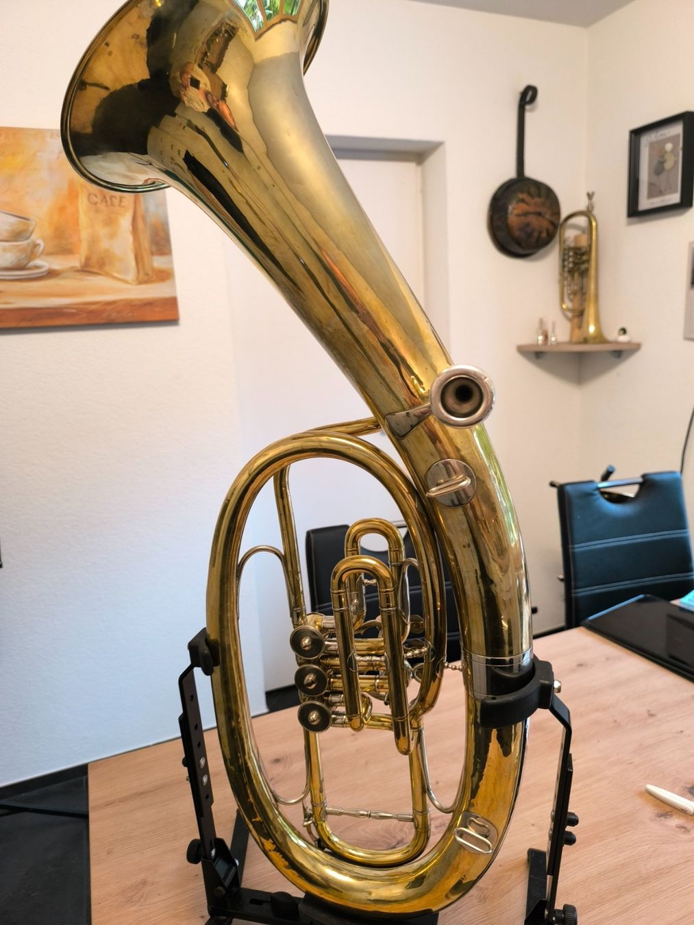 Strumenti musicali: Tenorhorn Cyprian Aarau – Usato da Triesenberg venduto da Guferschmid