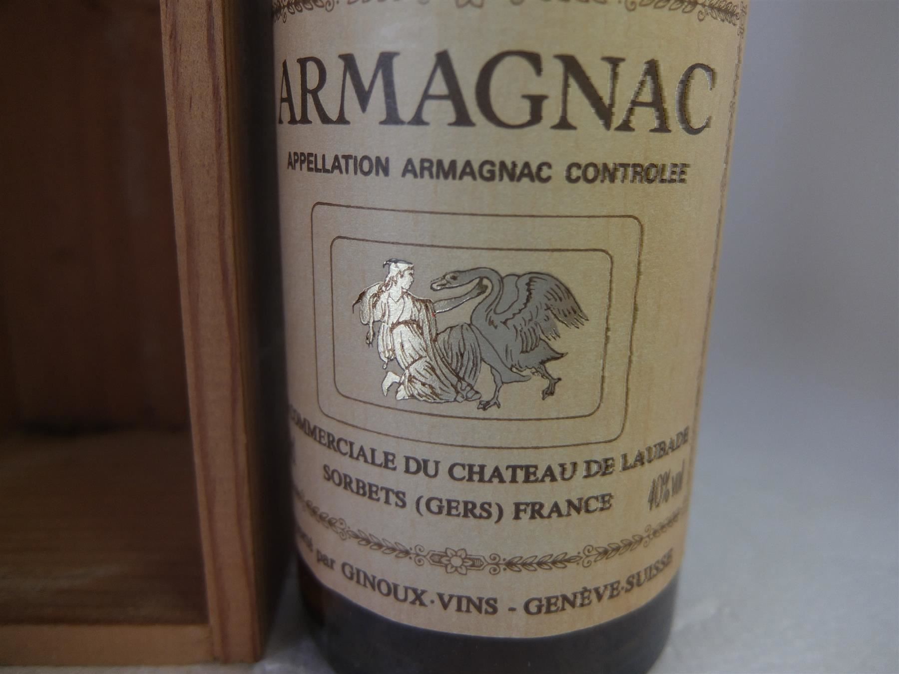 Bevande alcoliche: BAS Armagnac Laubade, 1910 – Nuovo e nell'imballaggio originale da Wöschnau venduto da Vinsale 3