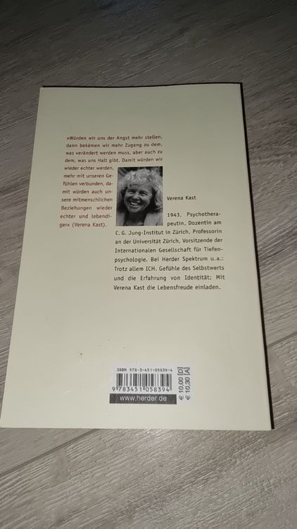 Libri: Verena Kast - Vom Sinn der Angst - Psychologie Buch top! Neu – Nuovo (secondo la descrizione) da Wigoltingen venduto da Zuckerfee84 1