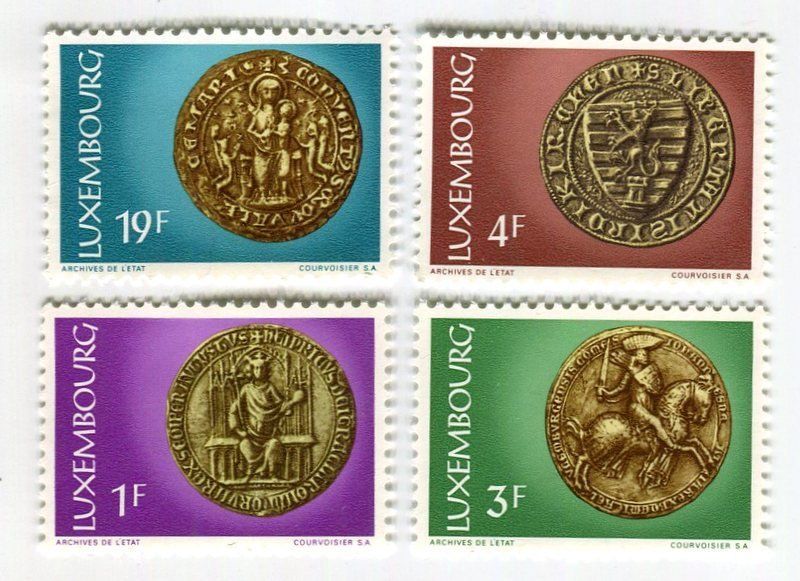 Tutti i francobolli: Briefmarken "Münzen". Luxemburg. – Nuovo e nell'imballaggio originale da Basel venduto da Butsch5
