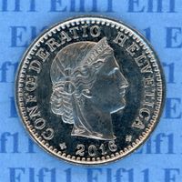 CHF___0.20 2016 vz+ 20 Rappen