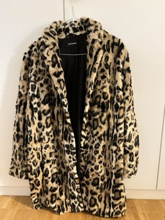 Kooples Fake Leopard Fur Coat