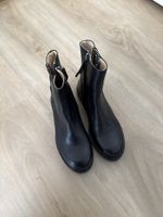 Schicke Diesel Lederstiefeletten, Schwarz, Gr. 38 TOP! (51)