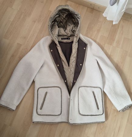 Teddyjacke mit abnehmbarere Kapuze Gr. 38