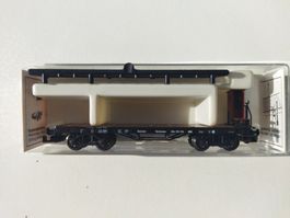 Flachwagen 4 Achsig mit Brhs von der DRG von Fleischmann N
