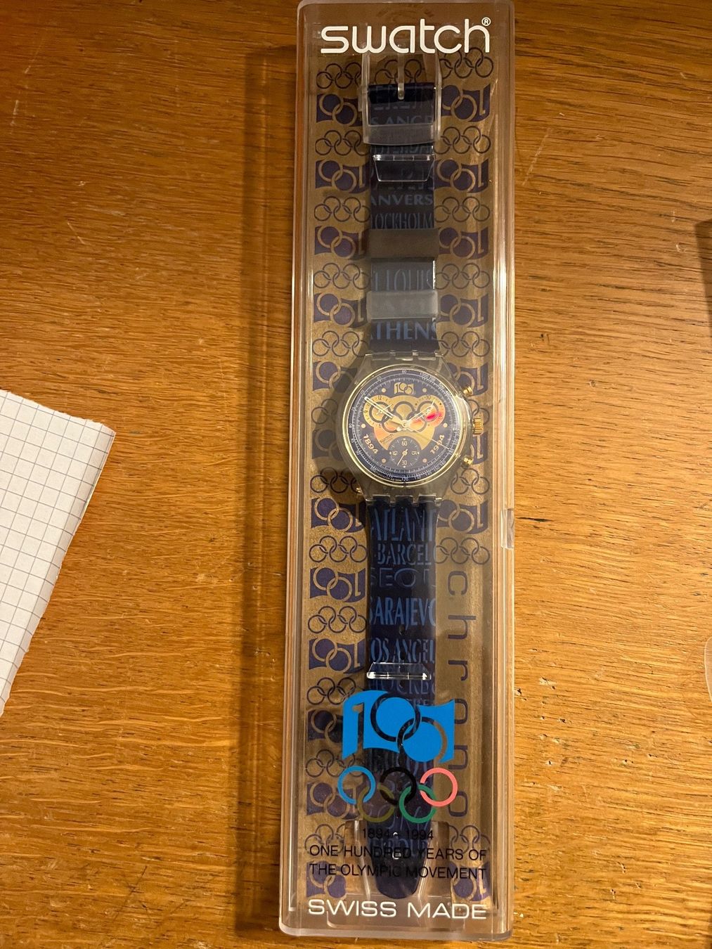 Swatch Orologi: Swatch „Remember Sarajevo“ – Nuovo e nell'imballaggio originale da St. Gallen venduto da katercarlos 1