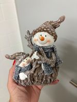Schneemann Figur Dekoration für Weihnachten