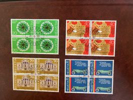 1980 Sonderpostmarken I  4erblock ET-Stempel