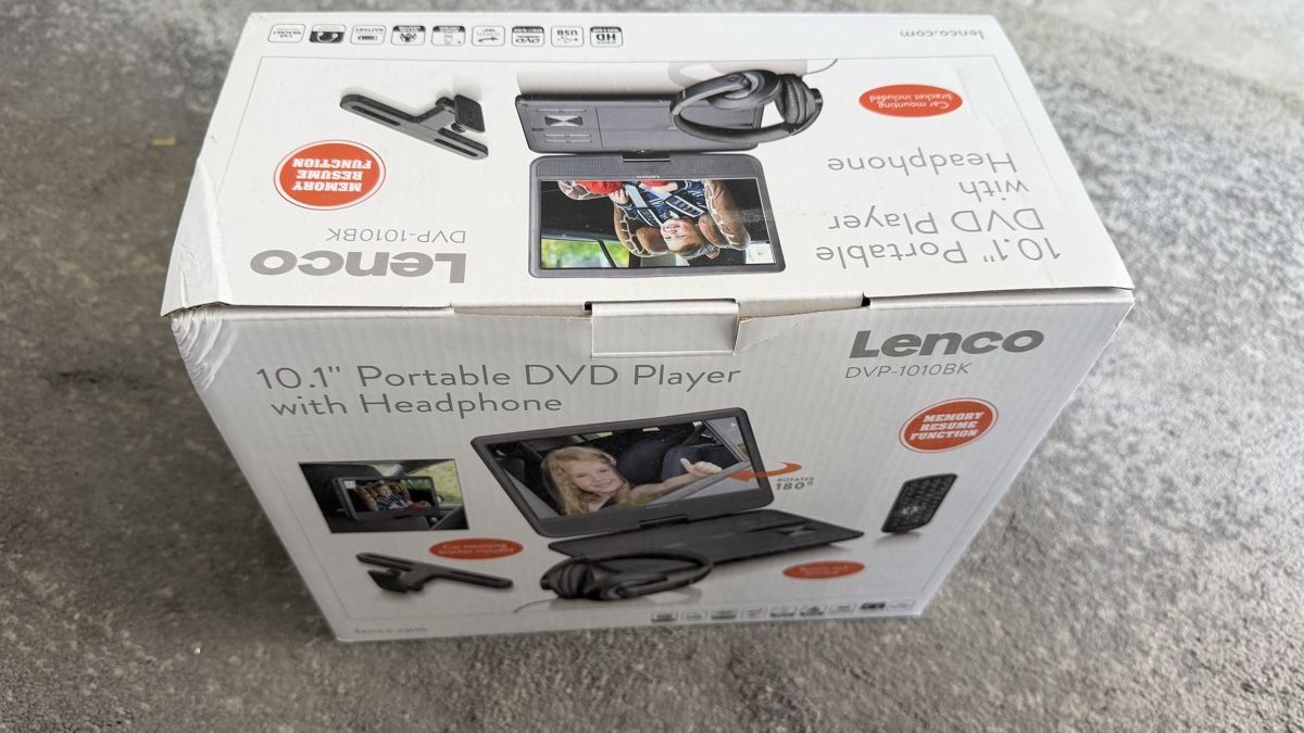 Lenco Lecteur media portable: Lenco DVP-1010BK 10.1" Portable DVD Player   – D'occasion à St.Gallen par gauwo 1