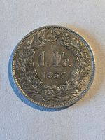 1 Fr. Münze 1957 silber