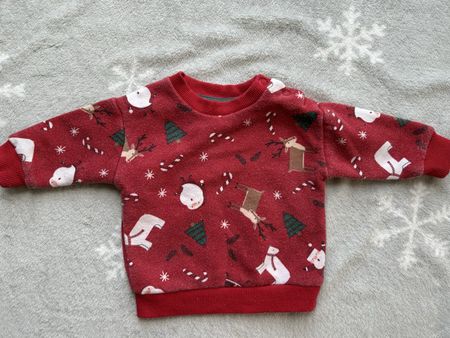 Weihnachtspullover, Grösse 68