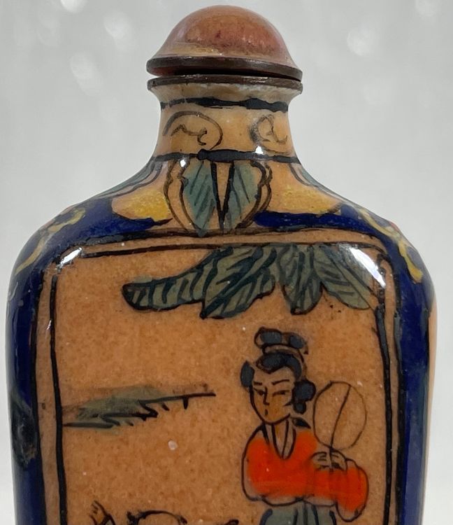 Chinesische Puppenstatue 1:87 | Vintage Miniatur Figur | Harz Material