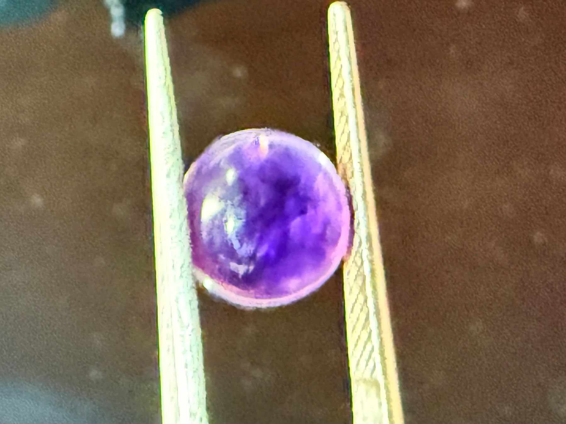 Pietre preziose: Wunderschöner Amethyst Cabochon, 1,88ct, A/HV/G – Usato da Zuerich venduto da SonderArt-Wertgut 1