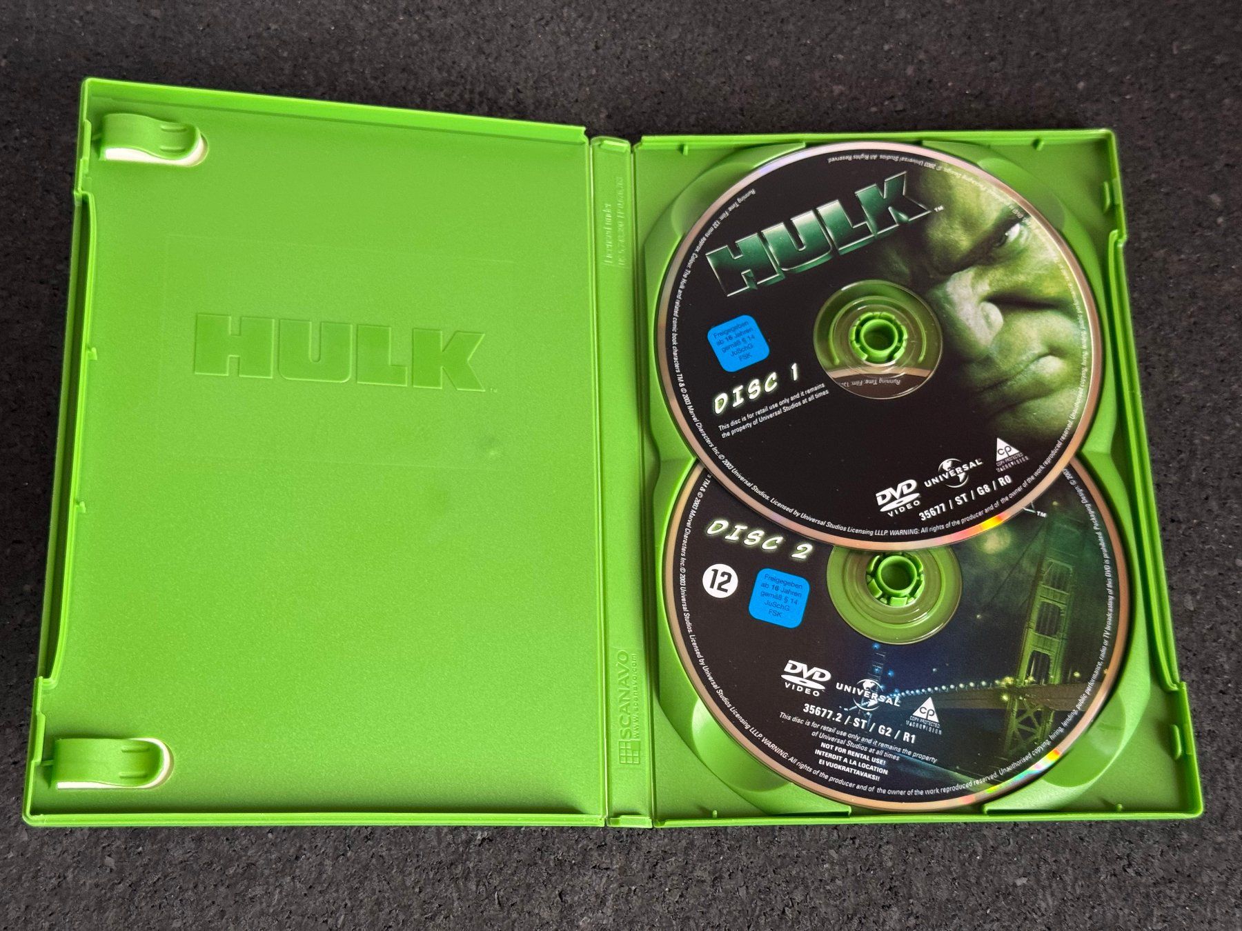 Tutti i DVDs: HULK - 2 Disc Special Edition DVD DE/EN – Usato da Fribourg venduto da tschjoly 4