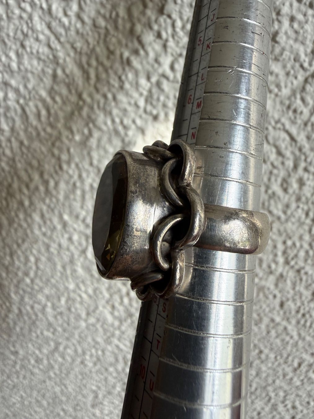 Anelli: Massiver Silber Ring mit Citrin 925 – Usato da Spiegel b. Bern venduto da Rogger72 7