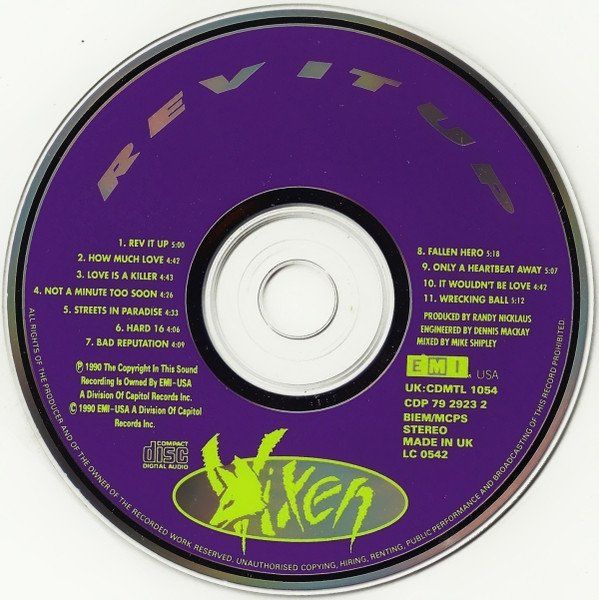 CD: Vixen – Rev It Up – Usato da St.Gallen venduto da jalamusic 2