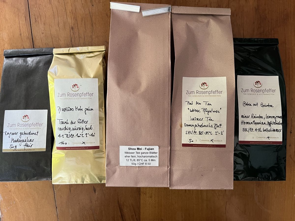 Teiere: diverse tee lot – Nuovo e nell'imballaggio originale da Winterthur venduto da Arcade 1