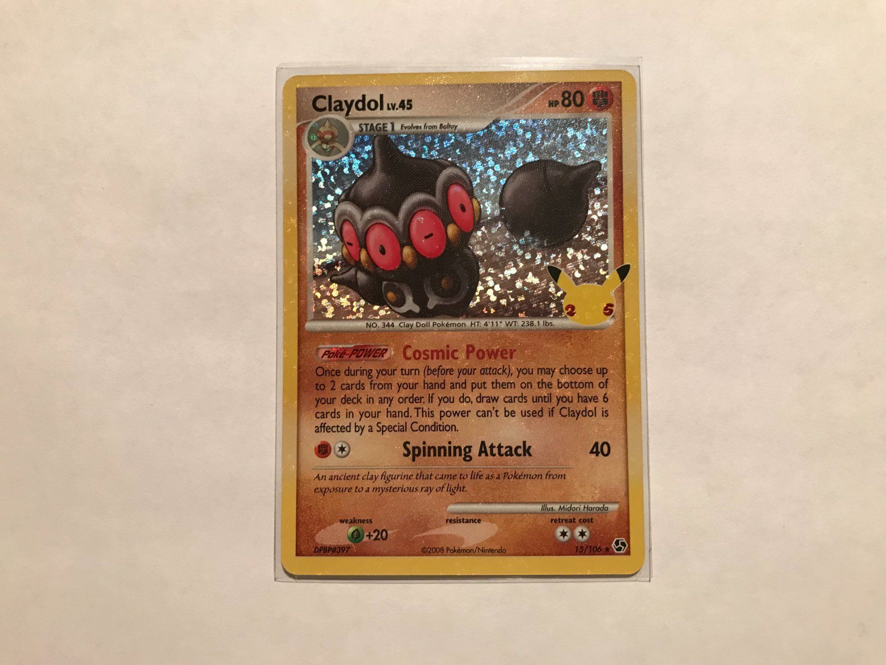 Pokémon Sammelbilder & Trading cards: Claydol holo Celebrations EN – Gebraucht aus Hagendorn von Pokecollectorch