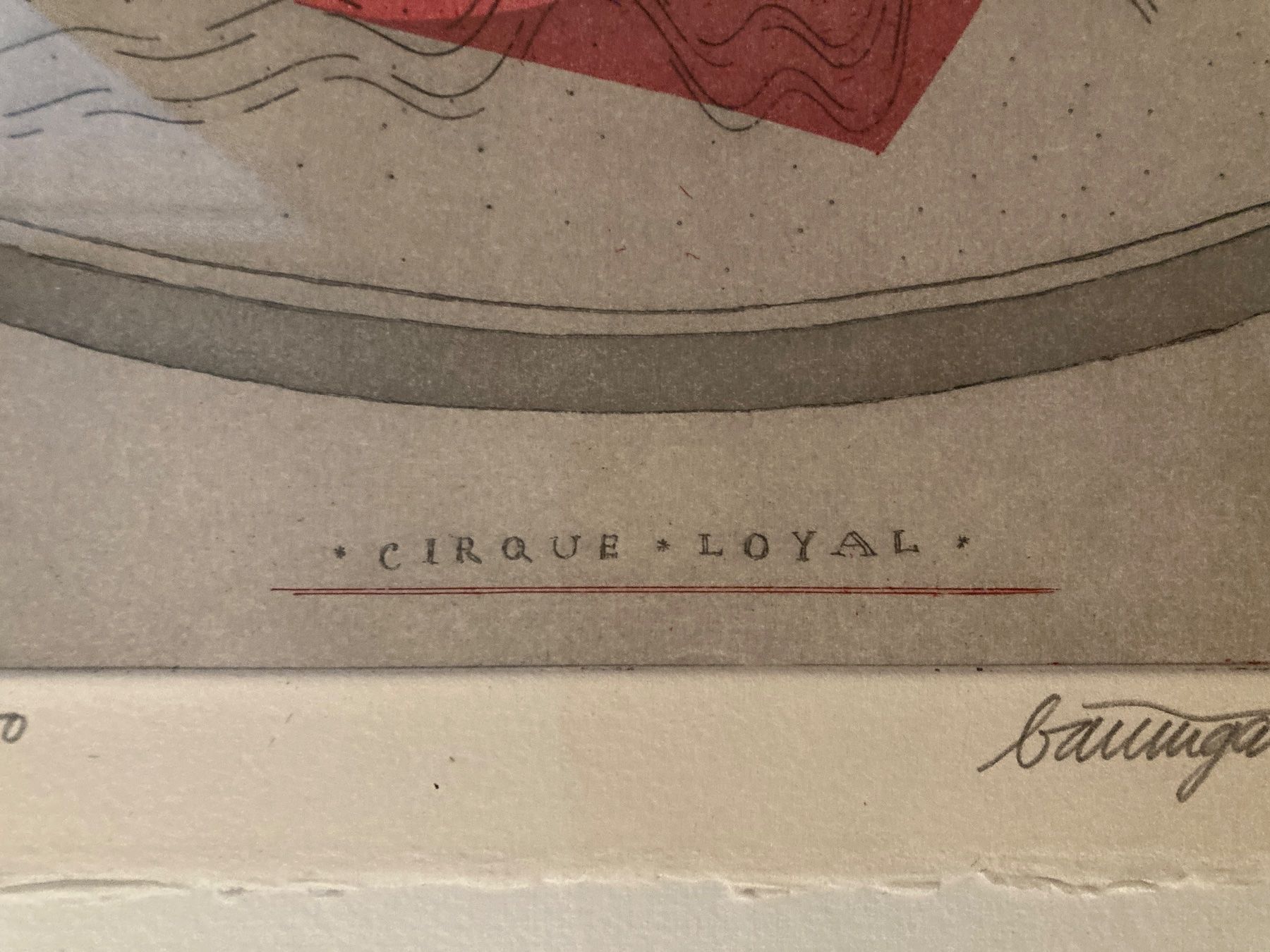 Grafica & Litografie: Baumgartner - Lithographie "Cirque Loyal" 1981 – Usato da Basel venduto da magot58 5