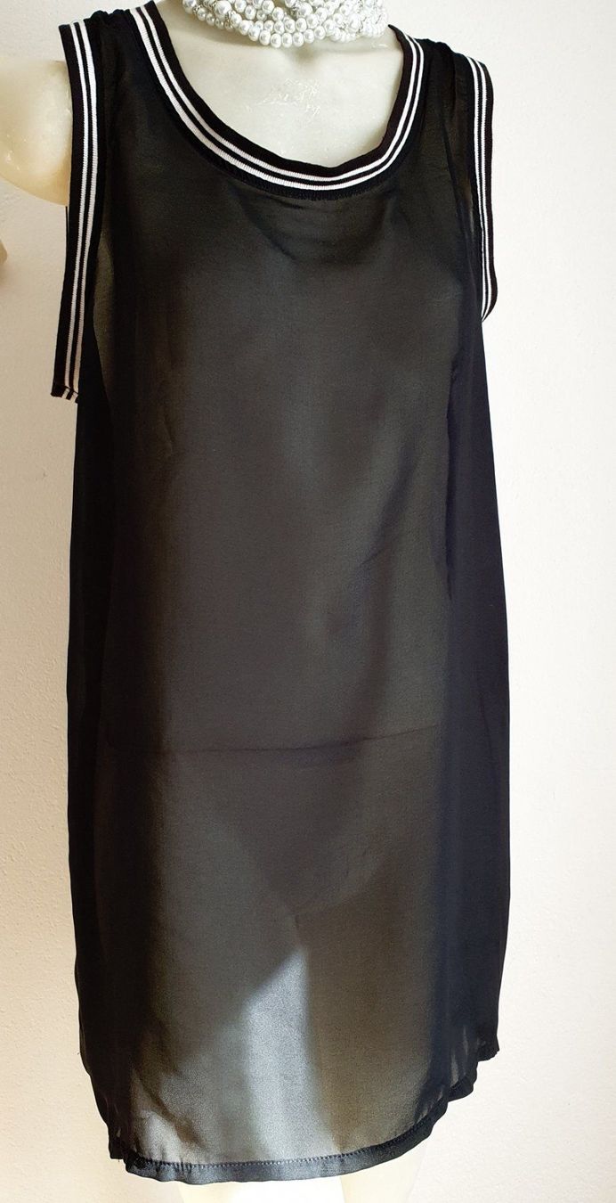 Tuniche: Tunika/Strandkleid gr36(38), schwarz – Usato da Niederbipp venduto da fashionfuchs 5