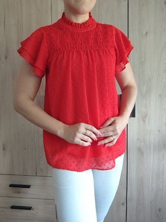 Rothy Perkins Red Blouse Size 38 EU new