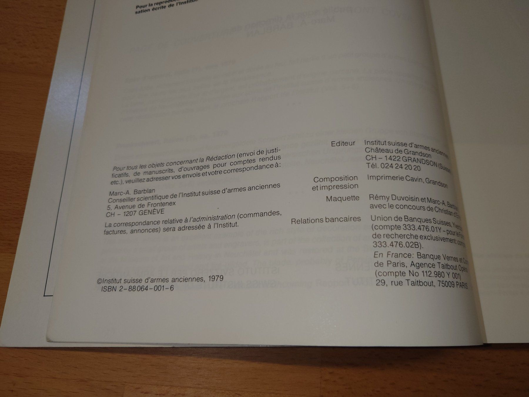 Libri: Schweizerisches Waffeninstitut. RAPPORT 1 & 2 / 3 & 4. RAR. – Usato da Zürich venduto da Rst7 5