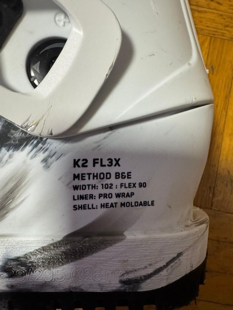 K2 Sci: K2 FL3X Method B&E 2026 Skischuhe – Usato da Vilters venduto da sar_l7f5 7