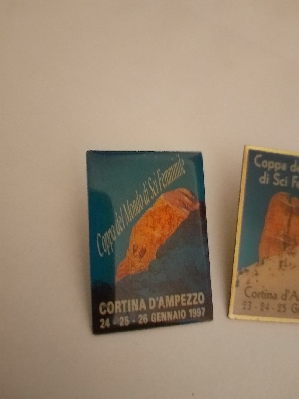 Autografi: 3 Ski Weltcup Pins Corina D Ampezzo – Usato da Erlenbach ZH venduto da Spinatkopf50 2