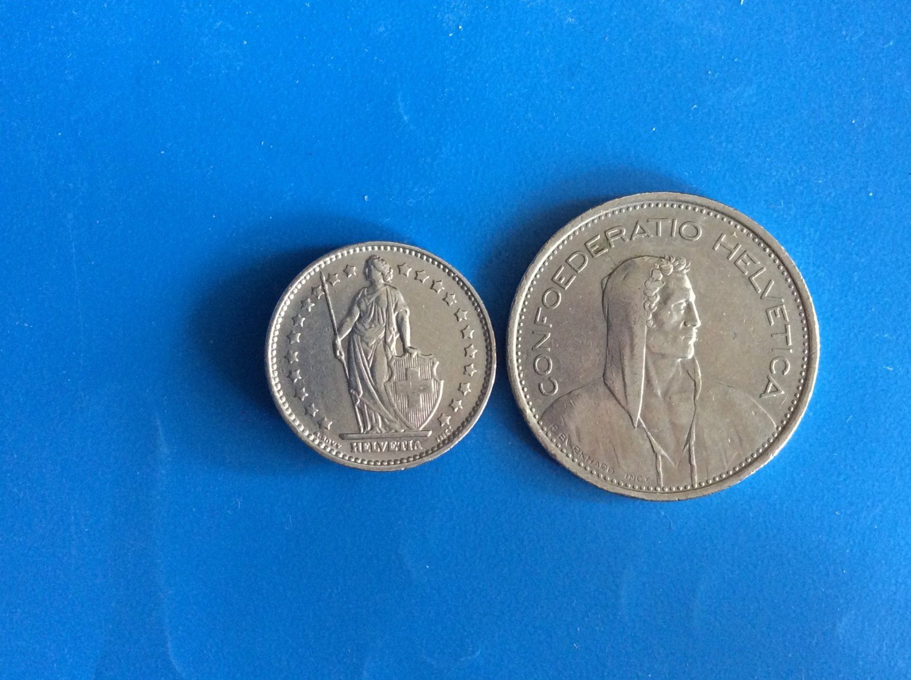 Tutti le monete: 5 + 1  francs  1968 – Usato da Genève venduto da pie_fh2d 1