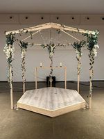Pavillon aus Holz (Hexagon, DIY)