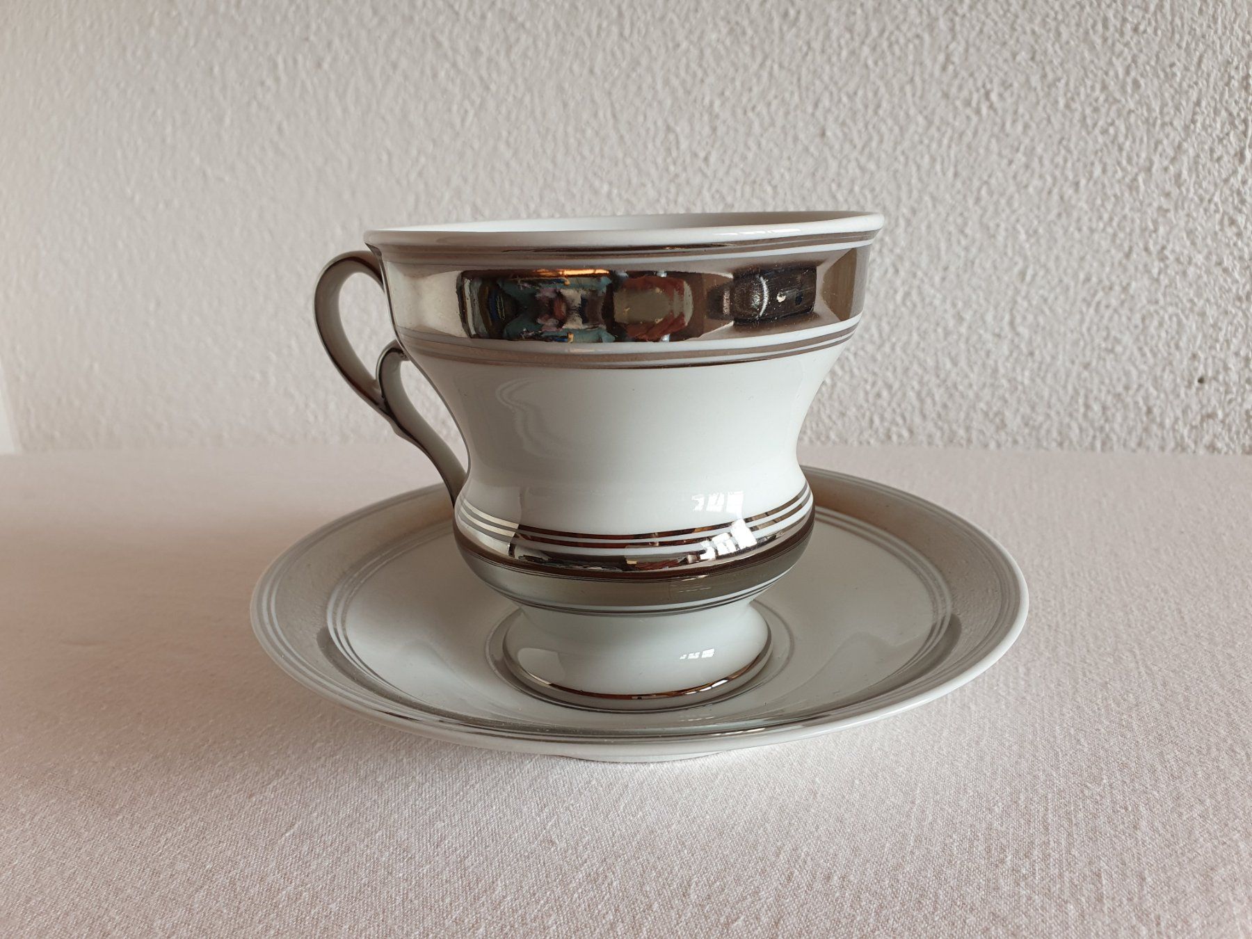 Tassen: Grosse Teetasse mit Unterteller – Neu (gemäss Beschreibung) aus Villnachern von RicardoMary