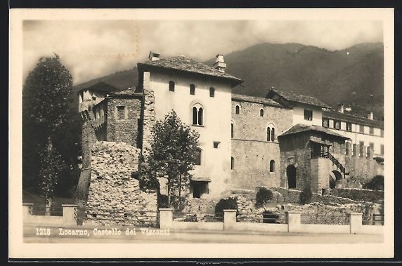 Cartoline postali: AK Locarno, Castello dei Visconti – Usato da Berlin venduto da bartko-reher