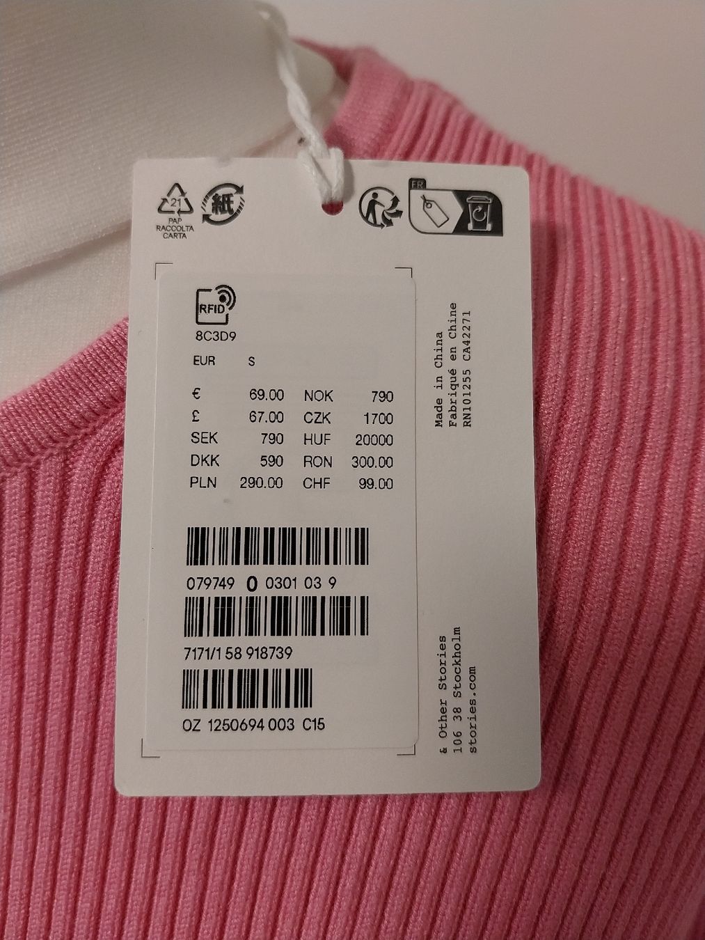 Other Stories Pullover & Sweatshirts: & Other Stories Rosa Pulli, neu – Neu und originalverpackt aus Oberwil BL von A.Mohler 2