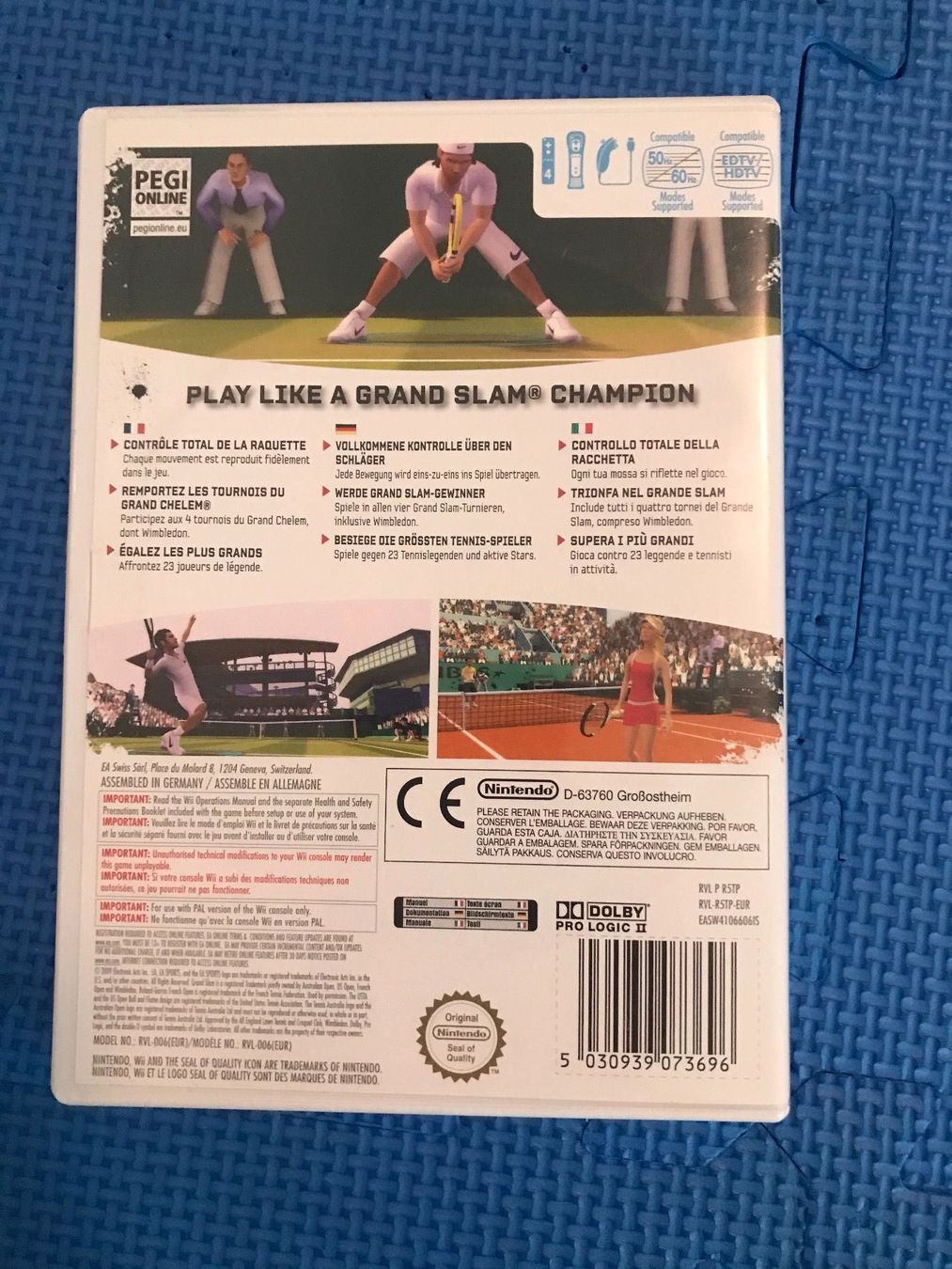 Nintendo Spiele: Grand Slam Tennis Nintendo Wii – Gebraucht aus Gossau SG von schlitzerdemon 2