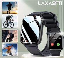 Laxasfit Smartwatch Sport mit Bluetooth schwarz neu