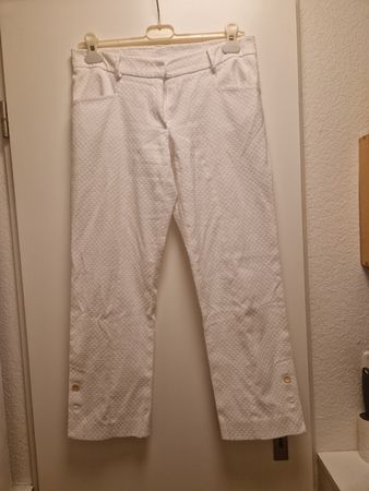 Capri Hose Weiss  Grösse 38