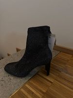 Bershka Glitzer-Stiefeletten, neu mit Etikett