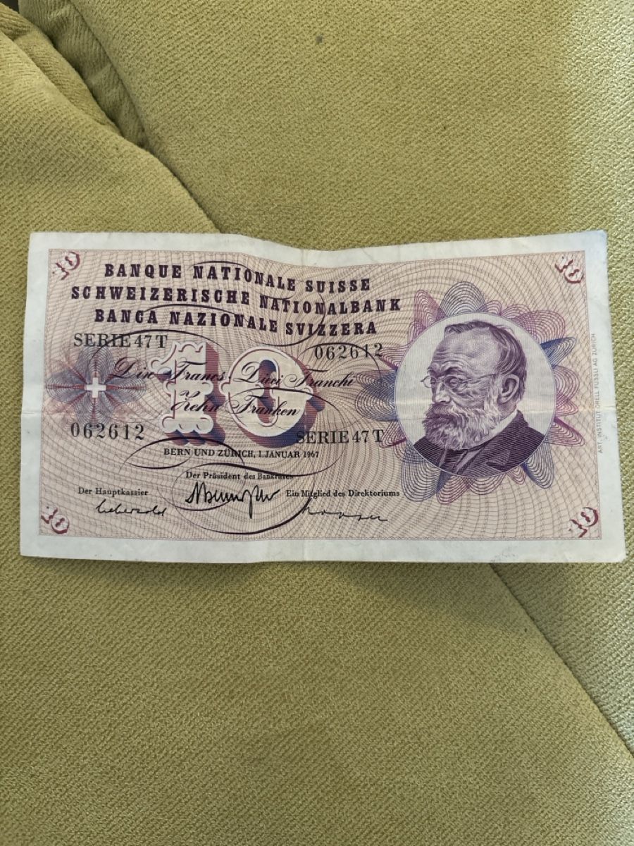 Banconote: Schweizer Banknotenlos 50/60er Jahre 180chf – Usato da Dietikon venduto da res_2phr 7