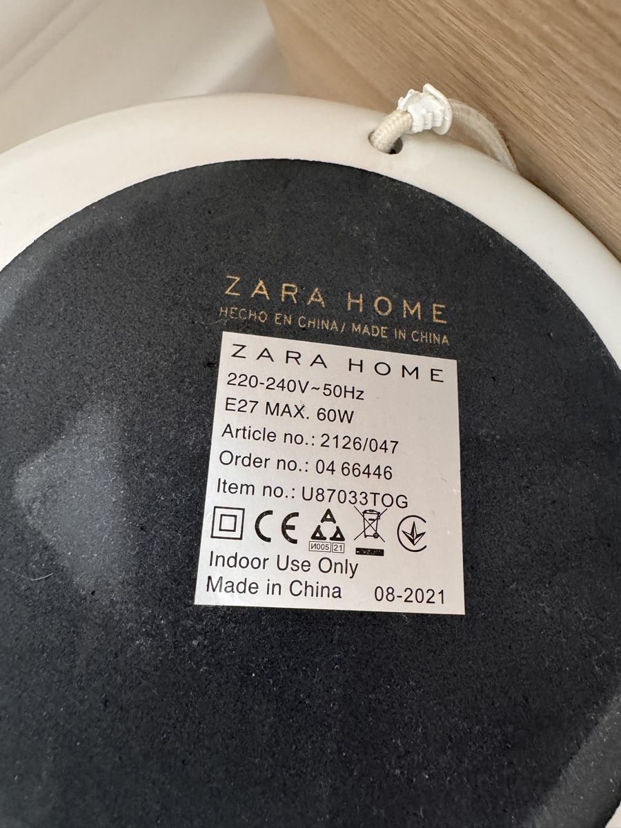 Zara Lampen: Zara Home table lamp – Gebraucht aus Dielsdorf von lad_q7qf 3