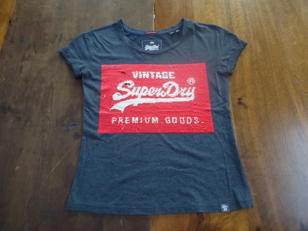 T-shirt Super Dry à sequins - 36/S
