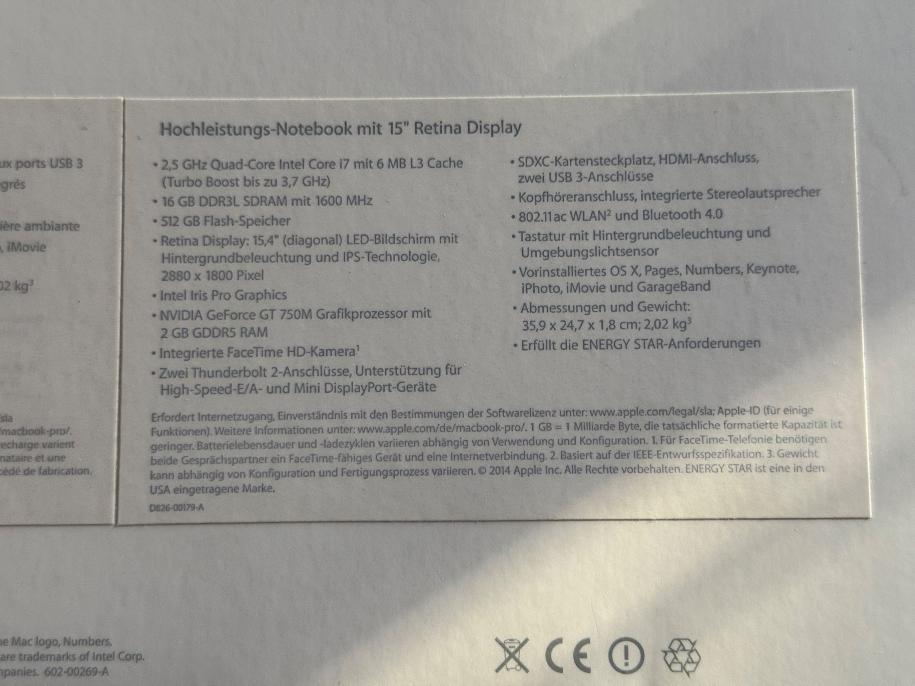 Apple Notebook: MacBook Pro 15-inch 512GB – Usato da Basel venduto da iSwissFox 7