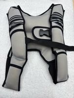 Gilet lesté pour course à pied taille unique gris