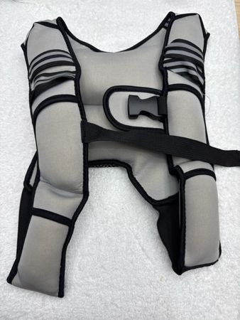 Gilet lesté pour course à pied taille unique gris