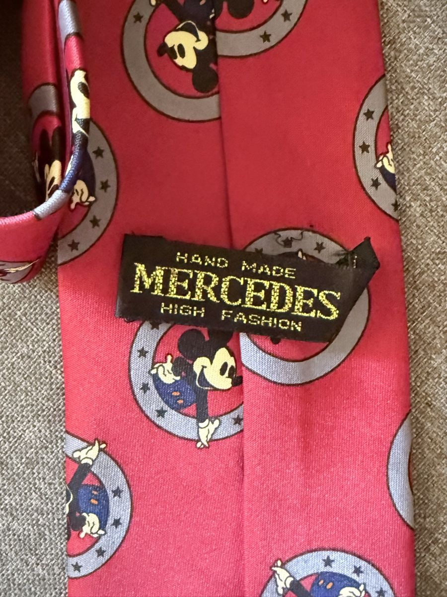 Cravatte: Cravate vintage MERCEDES Handmade Mickey Mouse – Usato da Grône venduto da ukr_2qbg 1