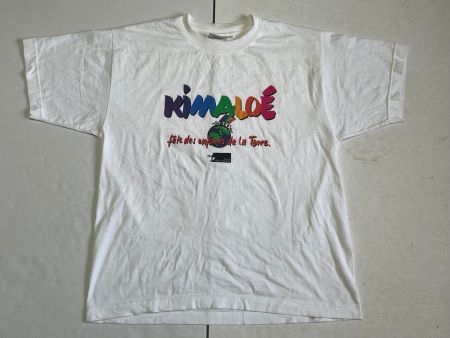 Vintage Y2K Promo T-Shirt Terre des Hommes Kindern Gr.M