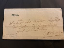 1850 Faltbriefhülle St. Vittore - Chur