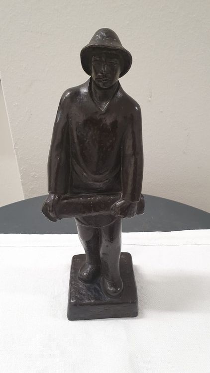 HERMANN KUHMICHEL BRONZE FIGUR SIGNIERT Kaufen auf Ricardo